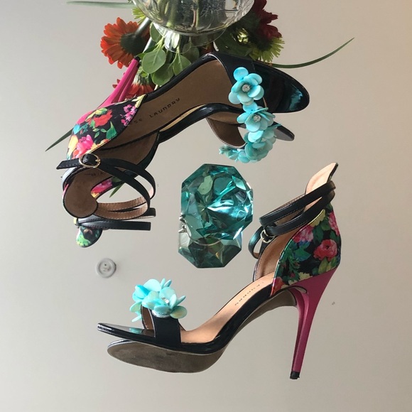 Chinese Laundry Shoes - Chinese Laundry floral strappy high heel sandal